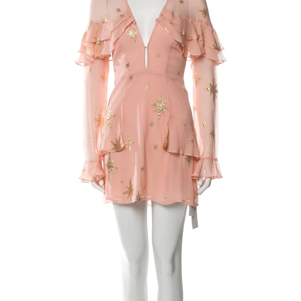 For Love and Lemons Gilded Star Mini Dress - Picture 2 of 5